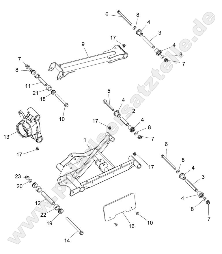 SUSPENSION, REAR CONTROL ARMS