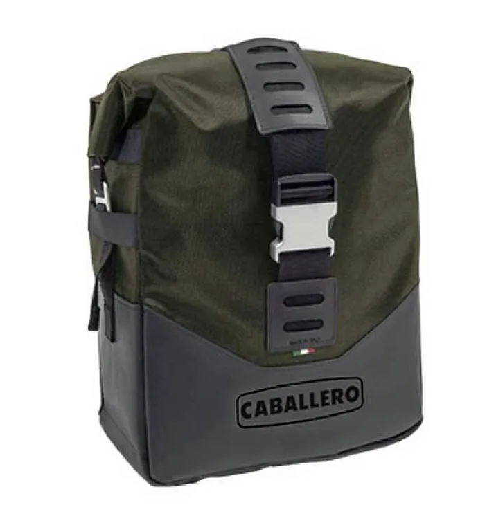 Fantic Original Caballero Satteltasche grün - Caballero Scrambler 125 / 250 / 500