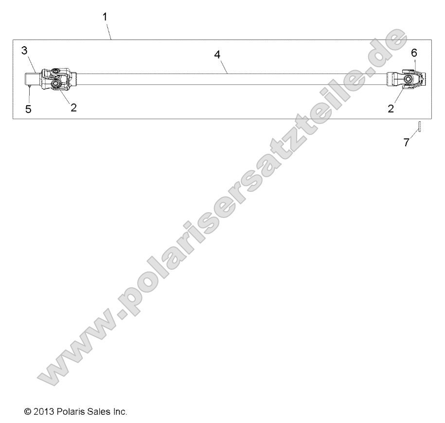 Drive Train, Front Prop Shaft