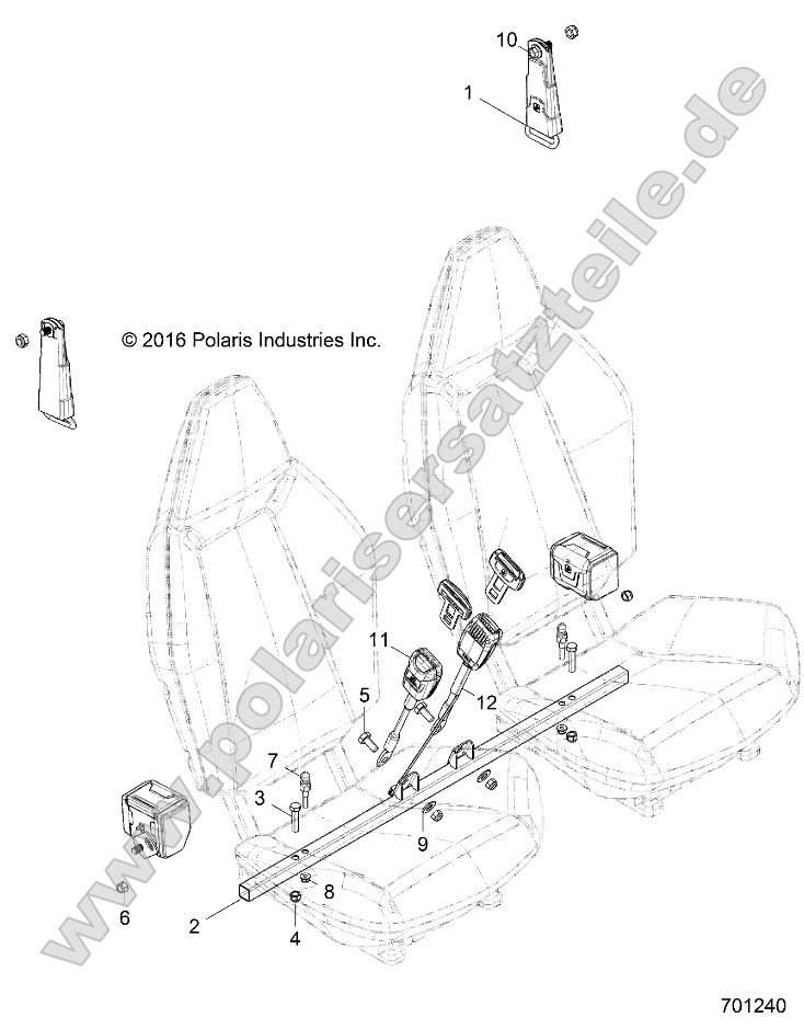 Body, Seat Mounting and Belts