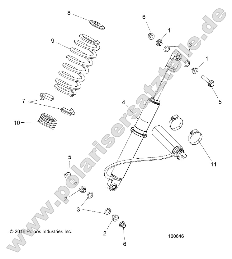Suspension, Rear Shock Mounting