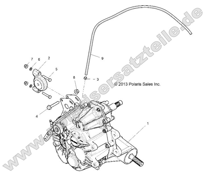 DRIVE TRAIN, MAIN GEARCASE MOUNTING