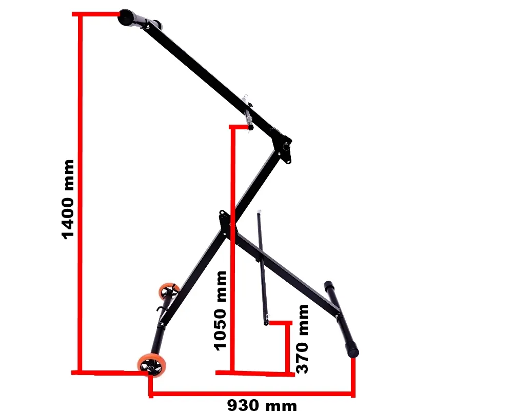 TMP Motorrad Felgenständer - Felgenbaum ideal für Rennstrecke & Werkstatt