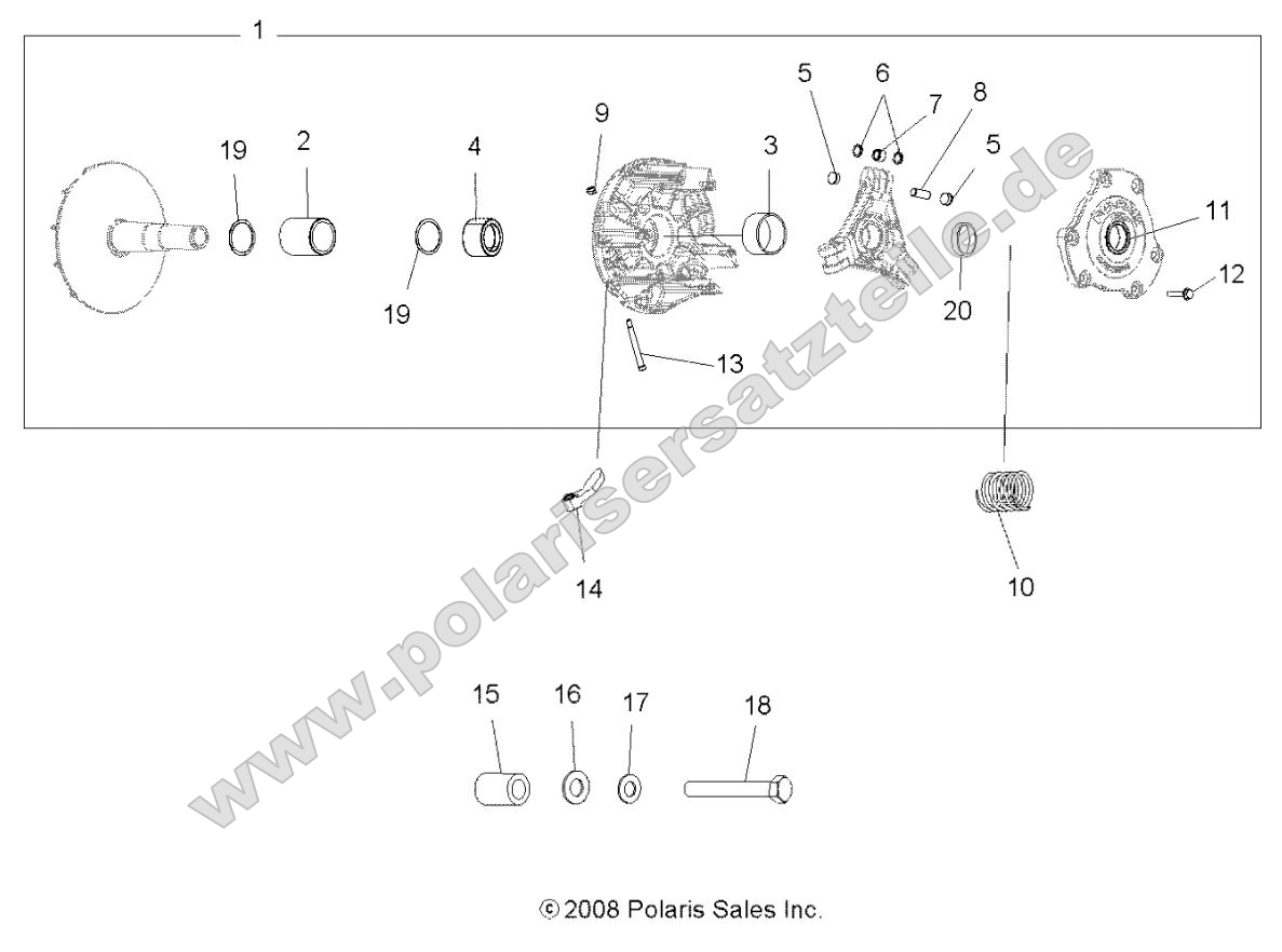 Drive Train, Primary Clutch