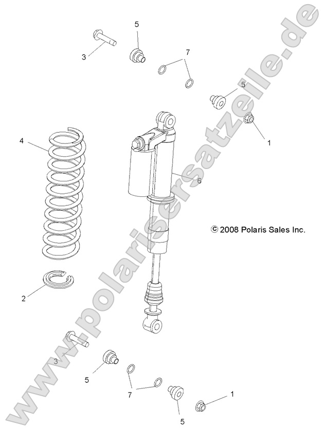 SUSPENSION, REAR SHOCK