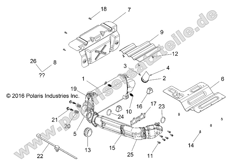 Engine, Exhaust System (701195)