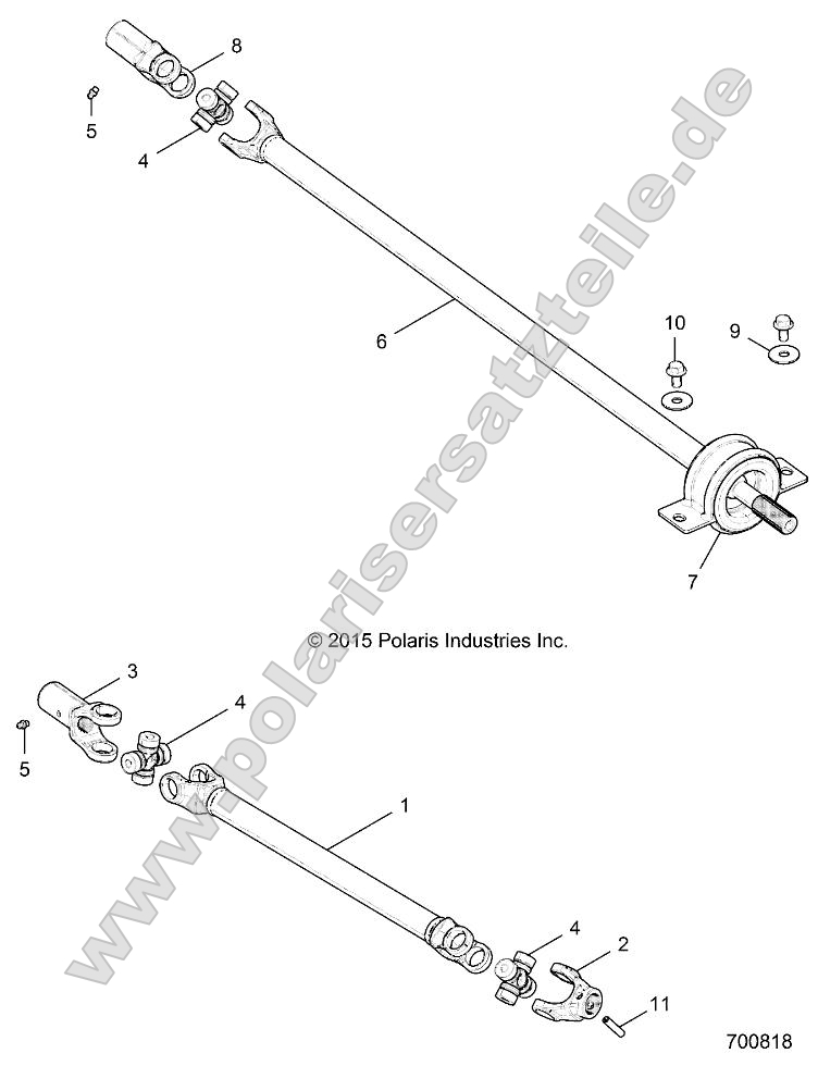 Drive Train, Front Prop Shaft