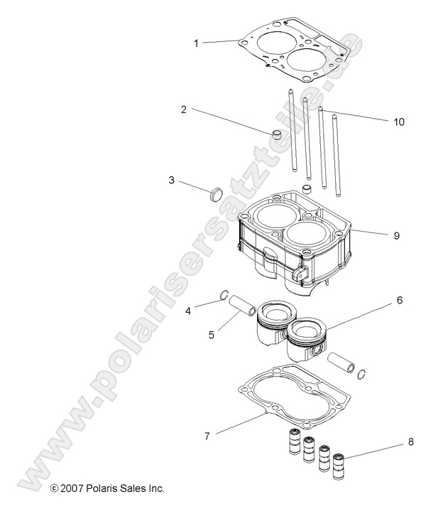 ENGINE, PISTON and CYLINDER