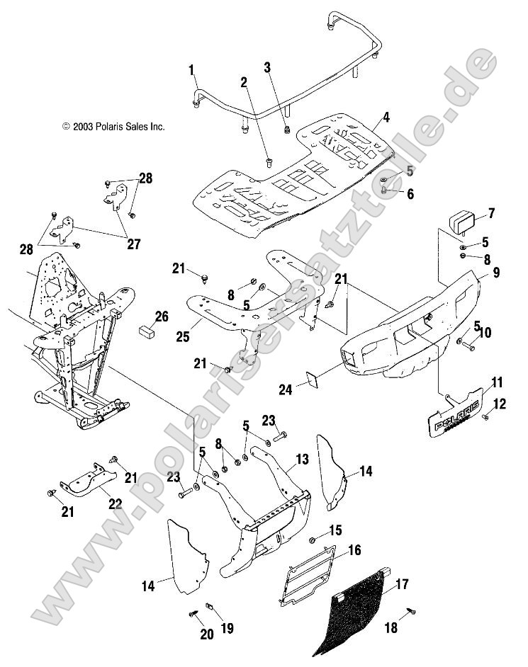 Front Rack and Bumper Mounting