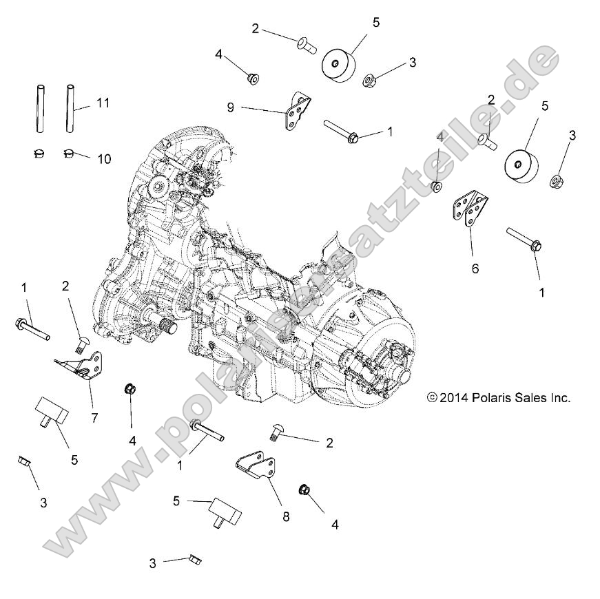 Engine, Engine and Transmission Mounting