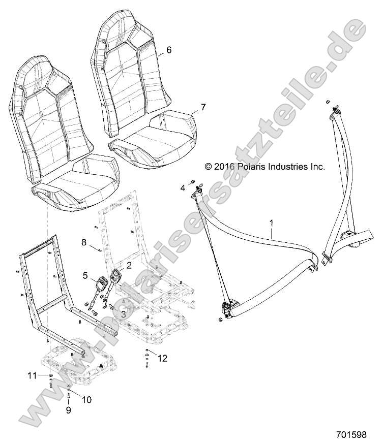 Body, Seat Belt and Mounting