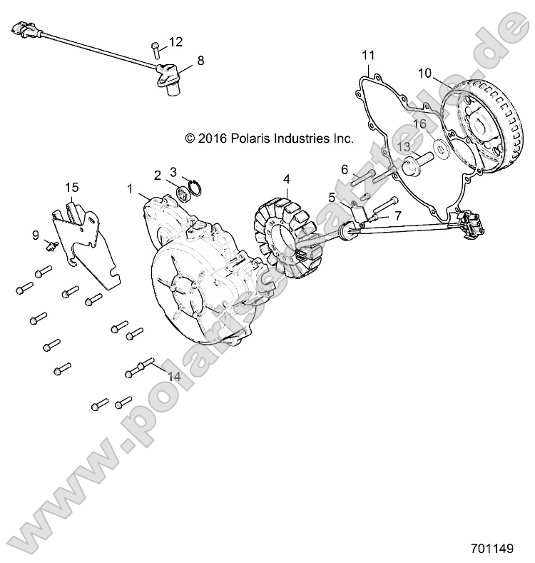 Engine, Stator and Cover