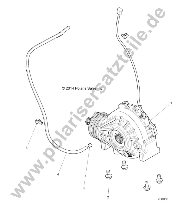 DRIVE TRAIN, FRONT GEARCASE MOUNTING