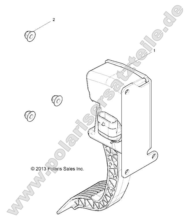 ENGINE, THROTTLE PEDAL