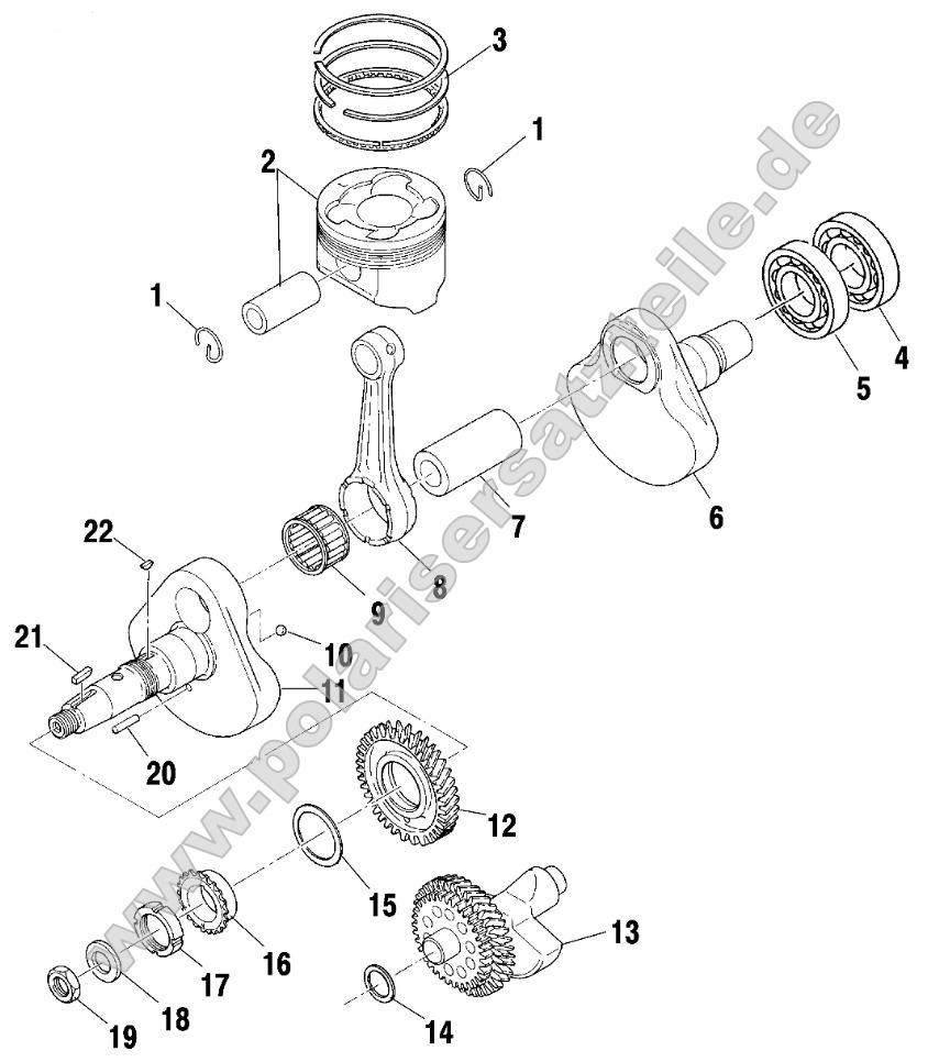 Crankshaft and Piston