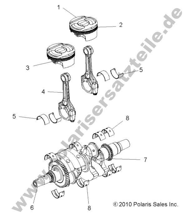 ENGINE, CRANKSHAFT and PISTON