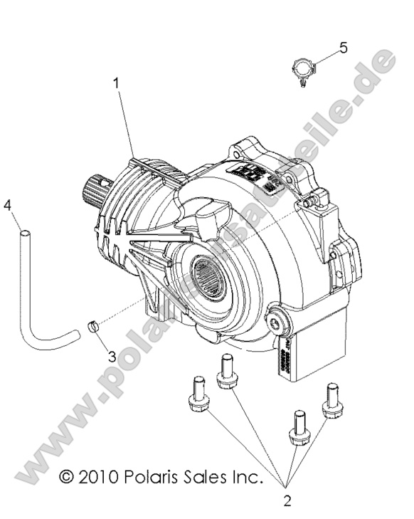 DRIVE TRAIN, FRONT GEARCASE