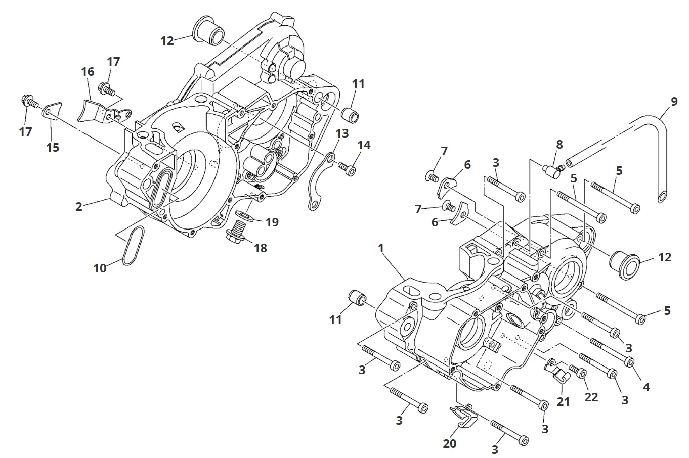 Kurbelgehäuse Kurbelgehäuse