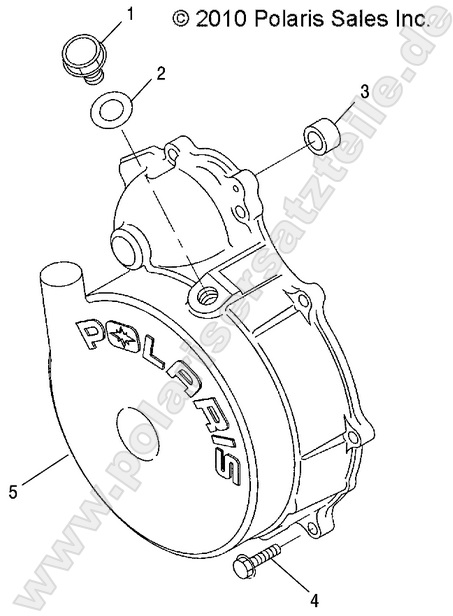 ENGINE, FLYWHEEL COVER
