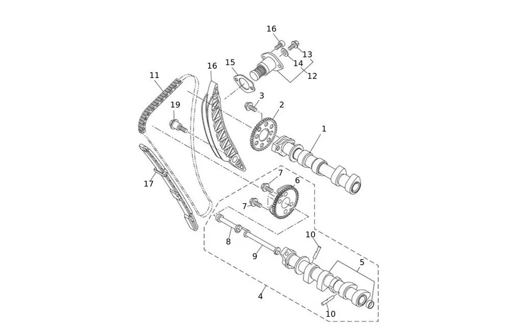 Nockenwelle / Steuerkette