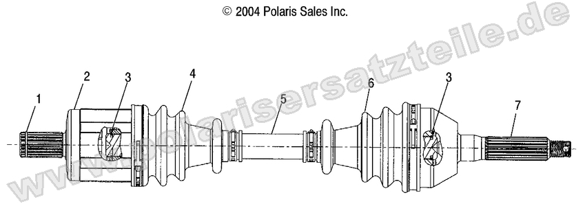 FRONT DRIVE SHAFT