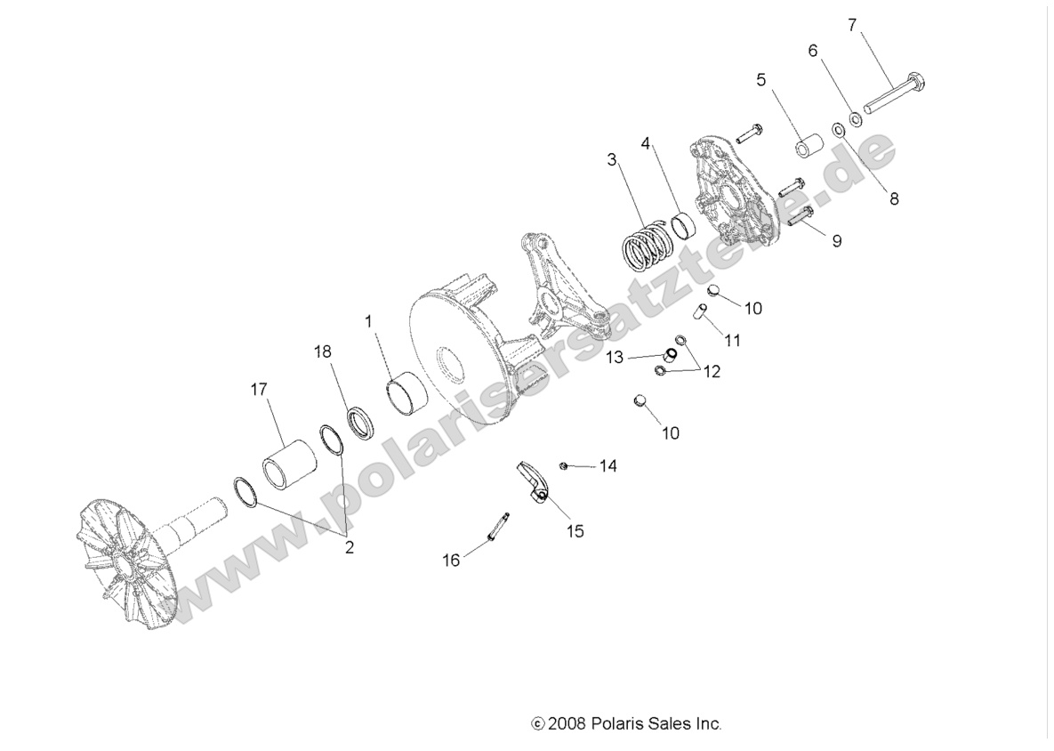 DRIVE TRAIN, PRIMARY CLUTCH