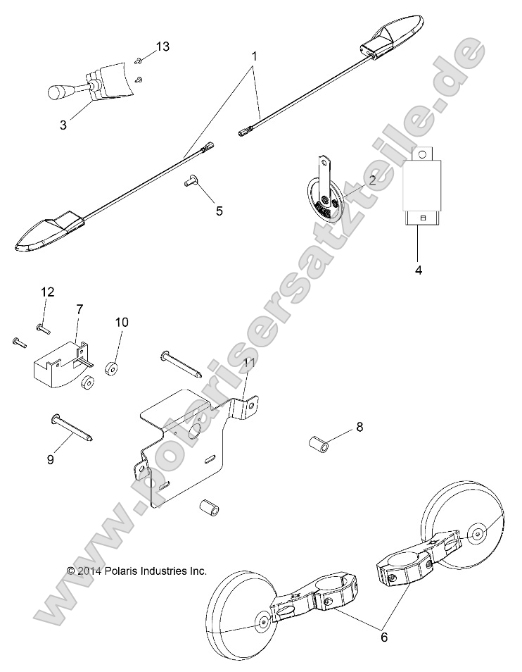 Electrical, Turn Signals, Horn and Mirrors