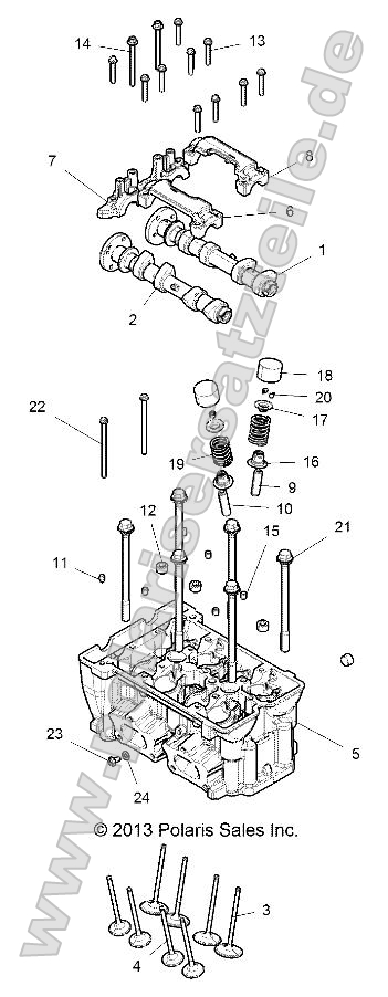 Engine, Cylinder Head and Valves