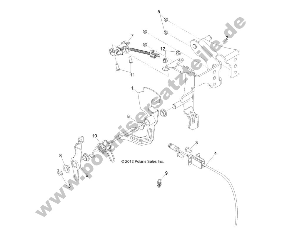 ENGINE, THROTTLE PEDAL