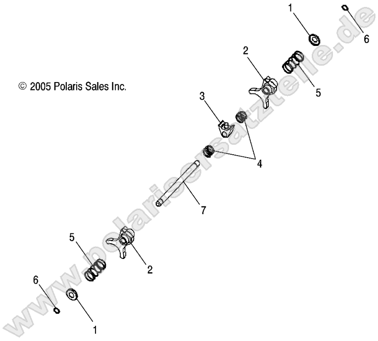 TRANSMISSION, SHIFT FORKS