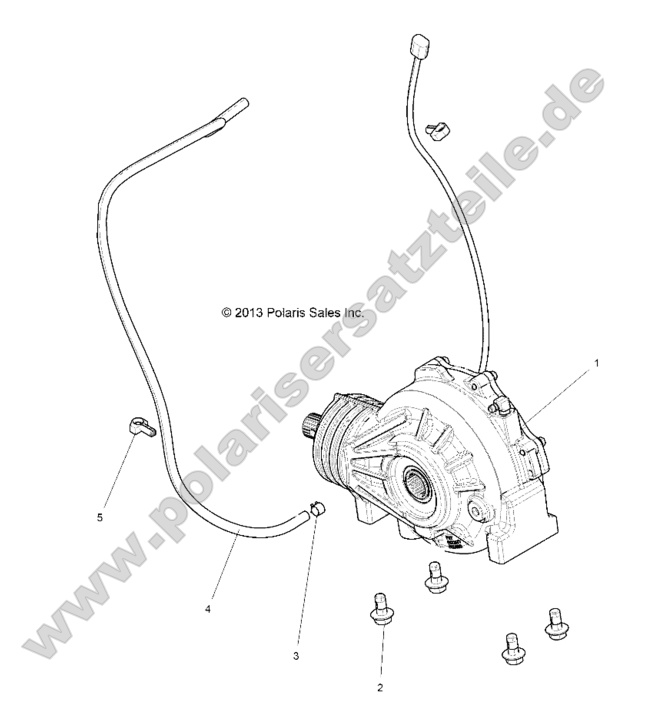 DRIVE TRAIN, FRONT GEARCASE MOUNTING
