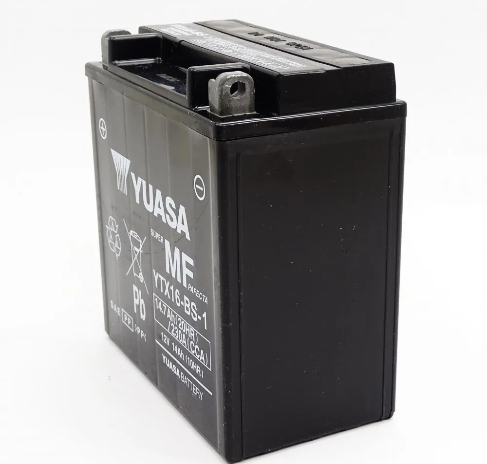 Yuasa YTX16-BS-1 AGM Batterie 12V 14AH - Einbaufertig (FTH16-BS1)