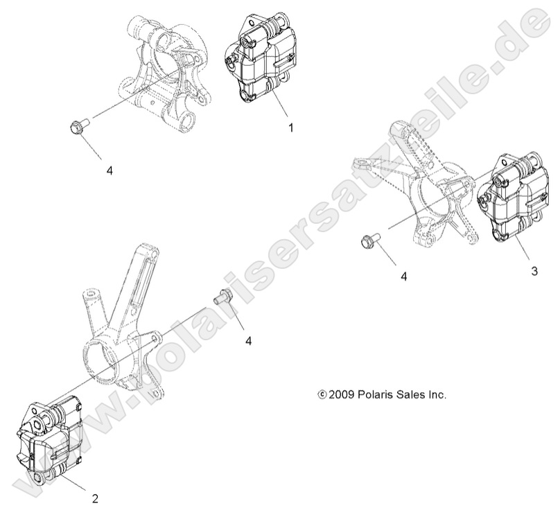 BRAKES, BRAKE CALIPER MOUNTING