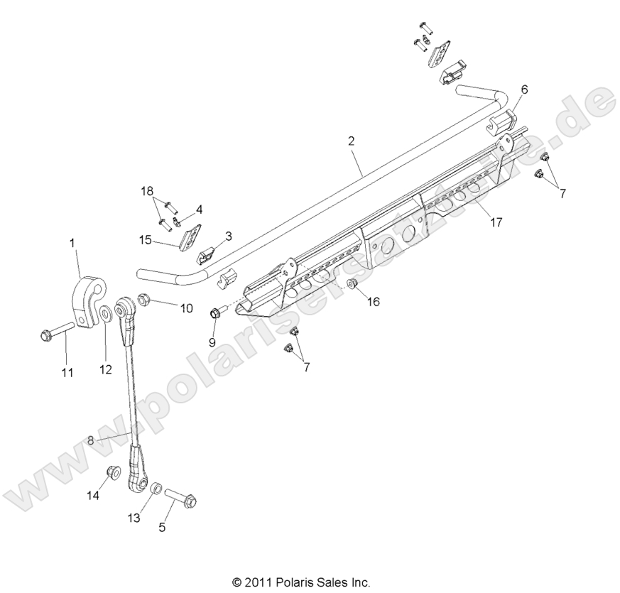 SUSPENSION, STABILIZER BAR, FRONT
