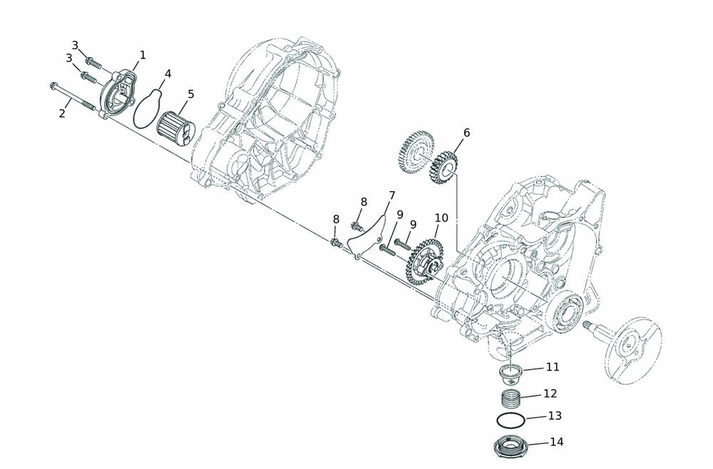 Caballero125MY24-Oelpumpe Ölpumpe