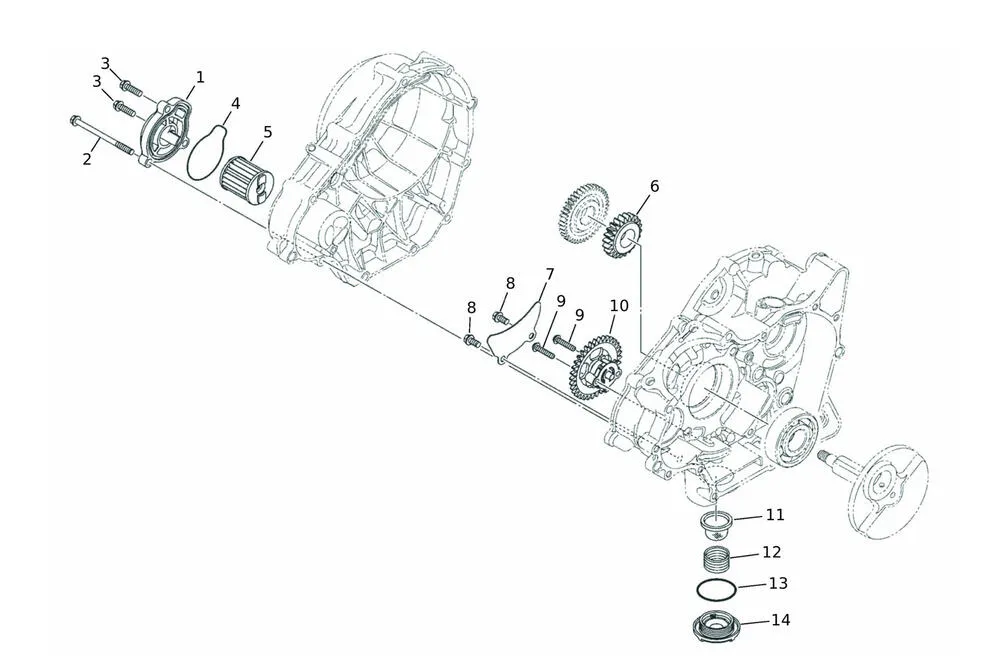 Caballero125MY24-Oelpumpe Ölpumpe