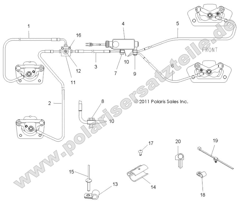 BRAKES, BRAKE LINES and MASTER CYLINDER
