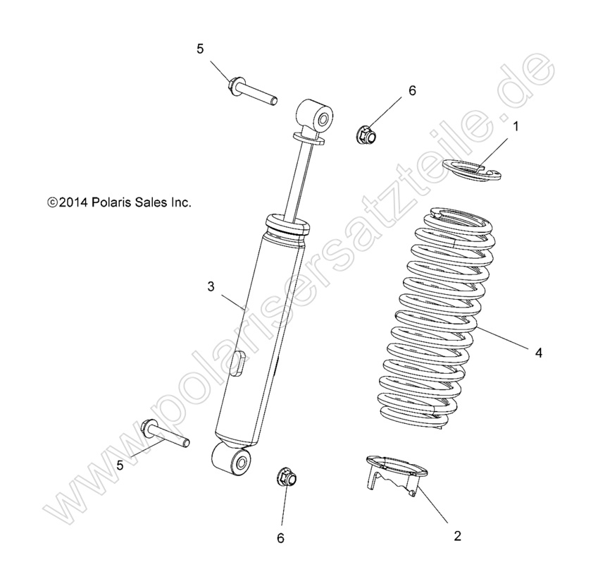 SUSPENSION, FRONT SHOCK