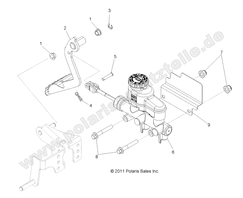 BRAKES, PEDAL and MASTER CYLINDER