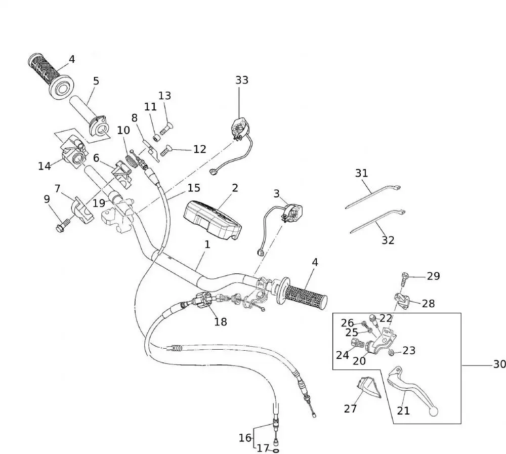 53199_33 Lenker - Bedienelemente
