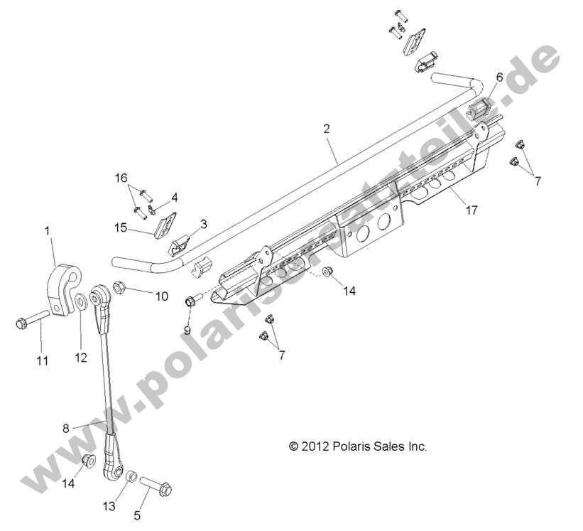 SUSPENSION, STABILIZER BAR, FRONT
