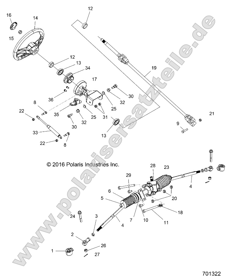 Steering, Steering Asm.