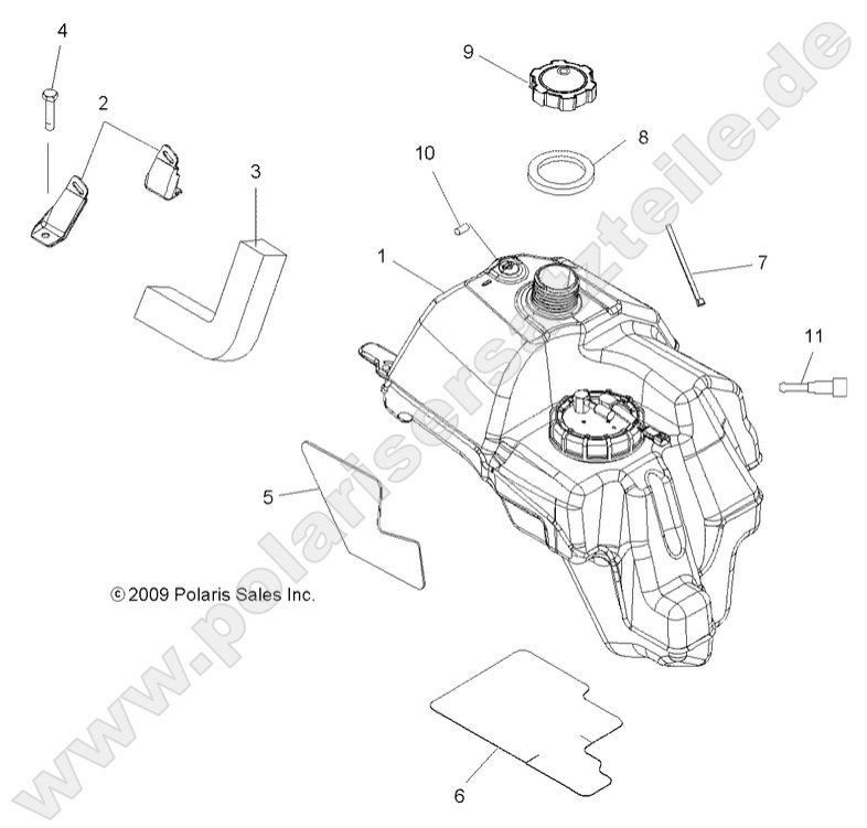 BODY, FUEL TANK ASM.