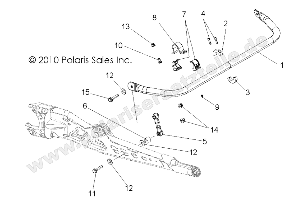 SUSPENSION, TORSION BAR, REAR