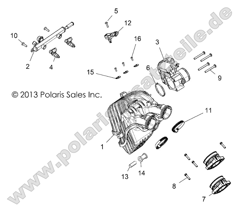 Engine, Intake and Throttle Body