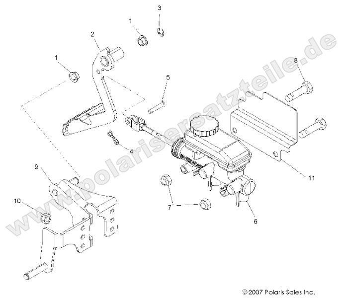 BRAKES, PEDAL and MASTER CYLINDER