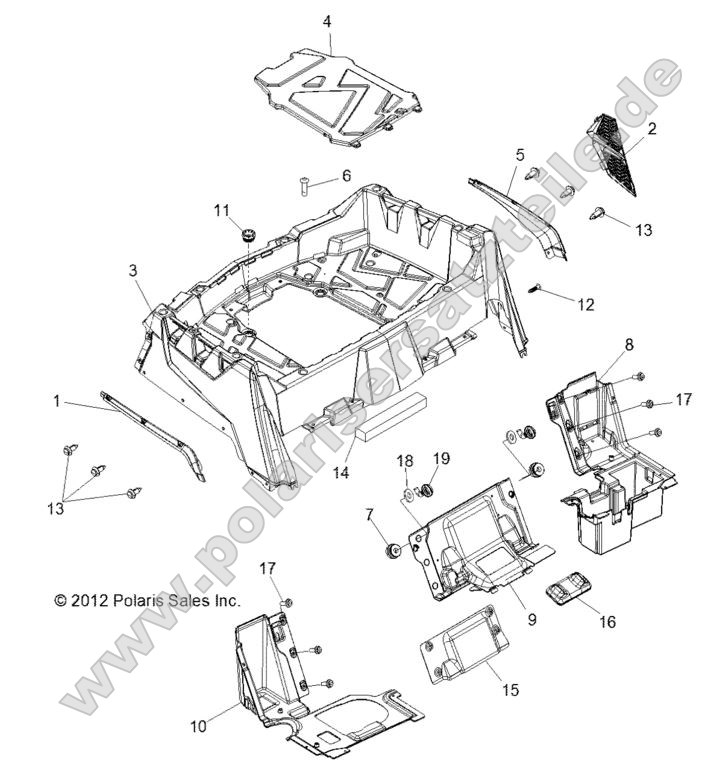 BODY, REAR RACK and FENDERS