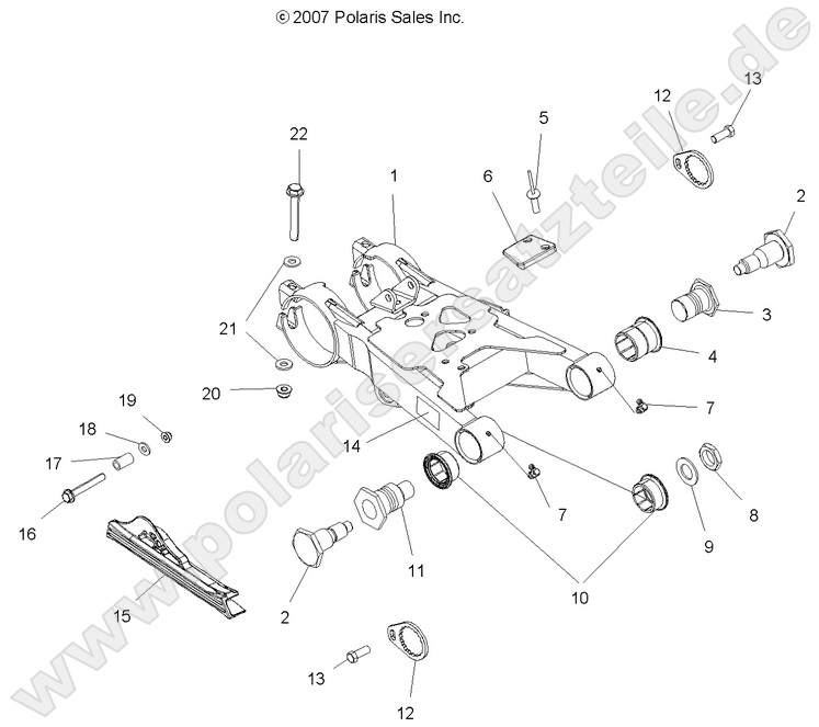 SUSPENSION, SWING ARM