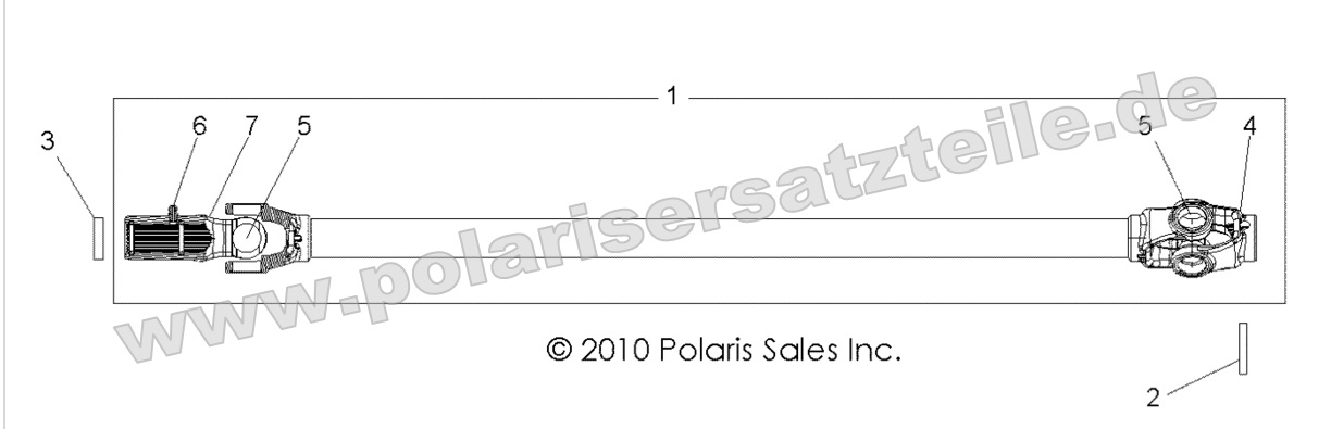 DRIVE TRAIN, FRONT PROP SHAFT