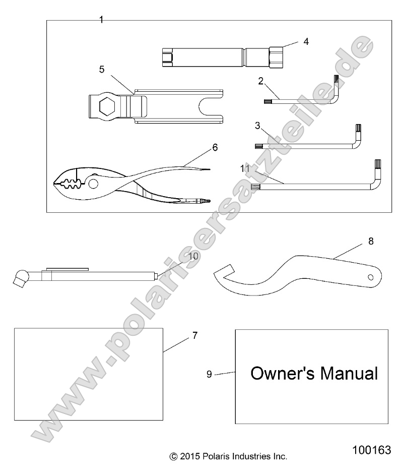 References, Tool Kit and Owners Manual